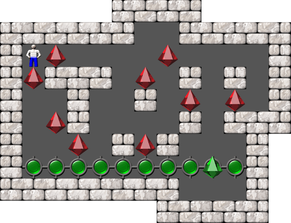 Сокобан Thinking Rabbit Arranged уровень 376